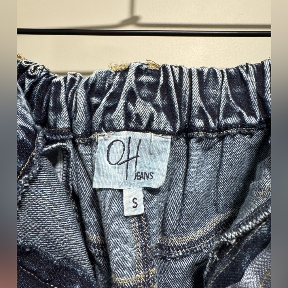 Oli & Hali Denim Floral Wide Leg Jeans - Picture 8 of 10